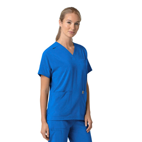 Carhartt® Force Cross-Flex Women's Oversized V-Neck Scrub Top