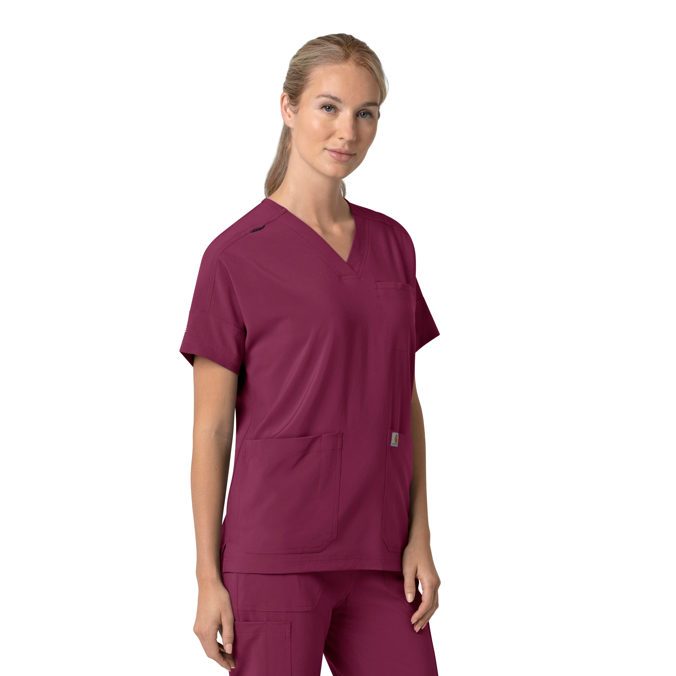 Carhartt® Force Cross-Flex Women's Oversized V-Neck Scrub