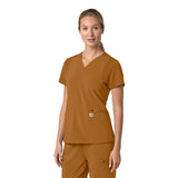 Carhartt® Force Cross-Flex Women's Flex Panel V-Neck Scrub