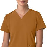 Carhartt® Force Cross-Flex Women's Flex Panel V-Neck Scrub Top