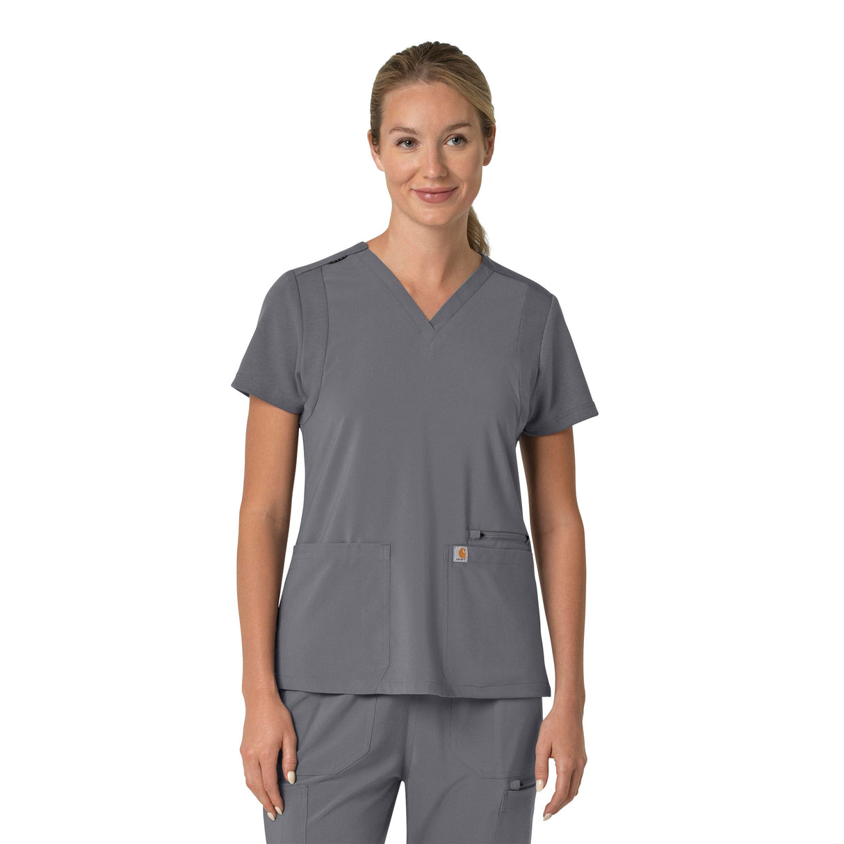 Carhartt® Force Cross-Flex Women's Flex Panel V-Neck Scrub