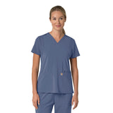 Carhartt® Force Cross-Flex Women's Flex Panel V-Neck Scrub Top