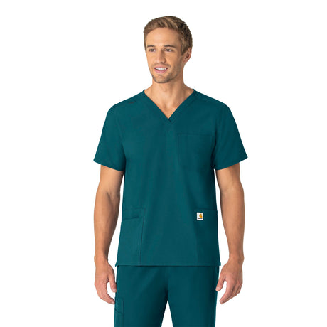 Carhartt® Force Essentials Unisex V-Neck 6-Pocket Scrub Top