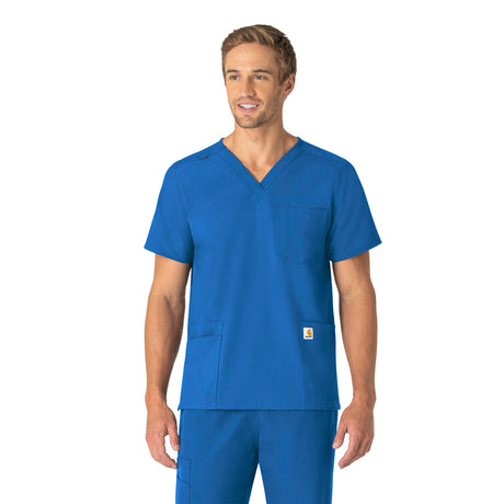 Carhartt® Force Essentials Unisex V-Neck 6-Pocket Scrub Top