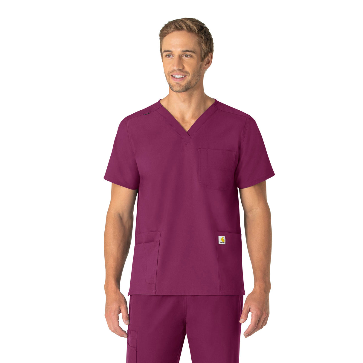 Carhartt® Force Essentials Unisex V-Neck 6-Pocket Scrub Top