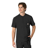 Carhartt® Force Cross-Flex Men's Henley Scrub Top