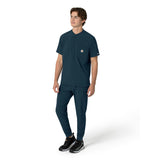 Carhartt® Force Cross-Flex Men's Henley Scrub Top