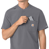 Carhartt® Force Cross-Flex Men's Henley Scrub Top