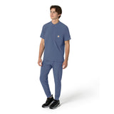 Carhartt® Force Cross-Flex Men's Henley Scrub Top