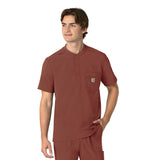 Carhartt® Force Cross-Flex Men's Henley Scrub Top