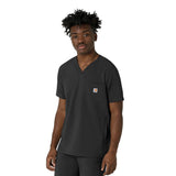 Carhartt® Force Cross-Flex Men's 3-Pocket V-Neck Scrub Top