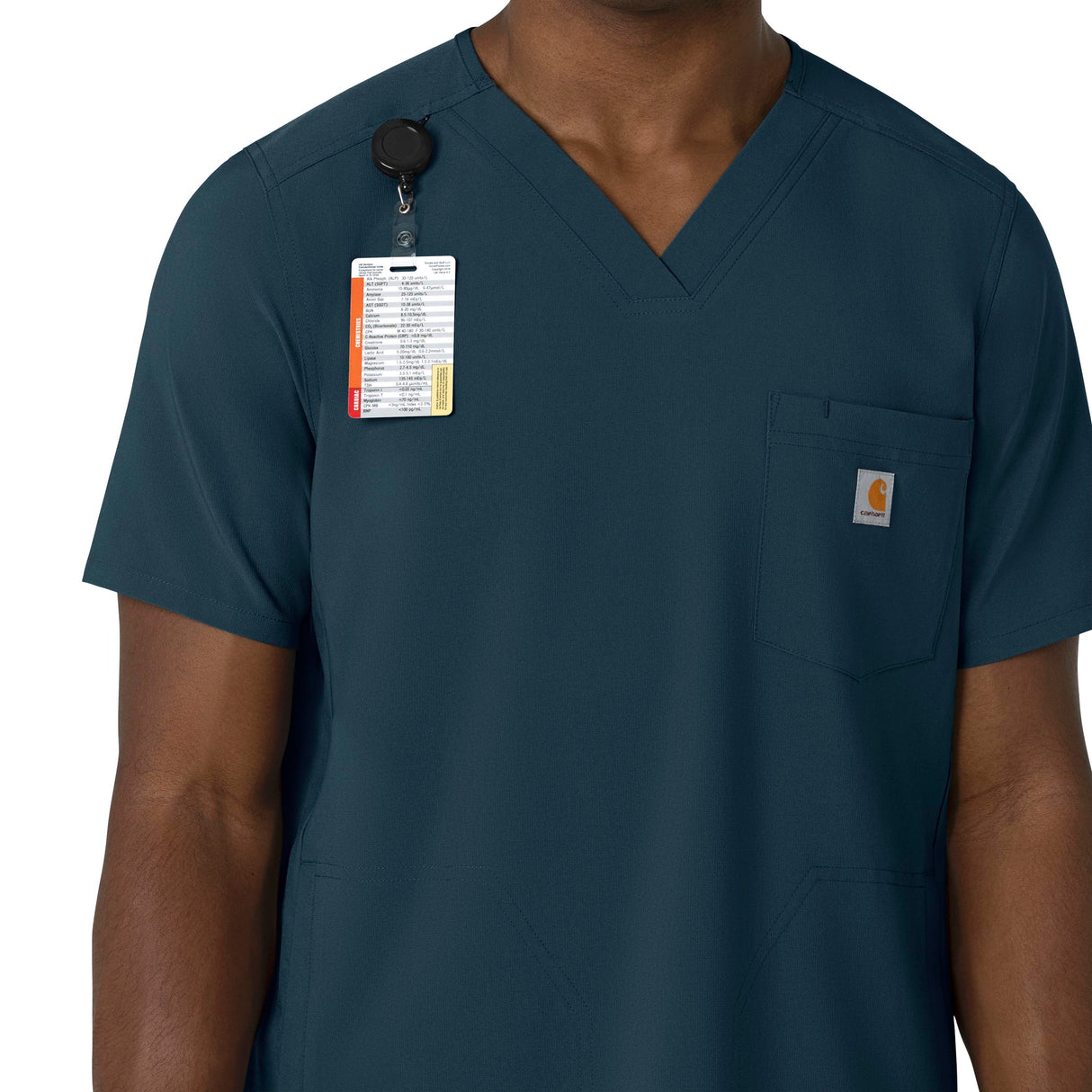 Carhartt® Force Cross-Flex Men's 3-Pocket V-Neck Scrub Top