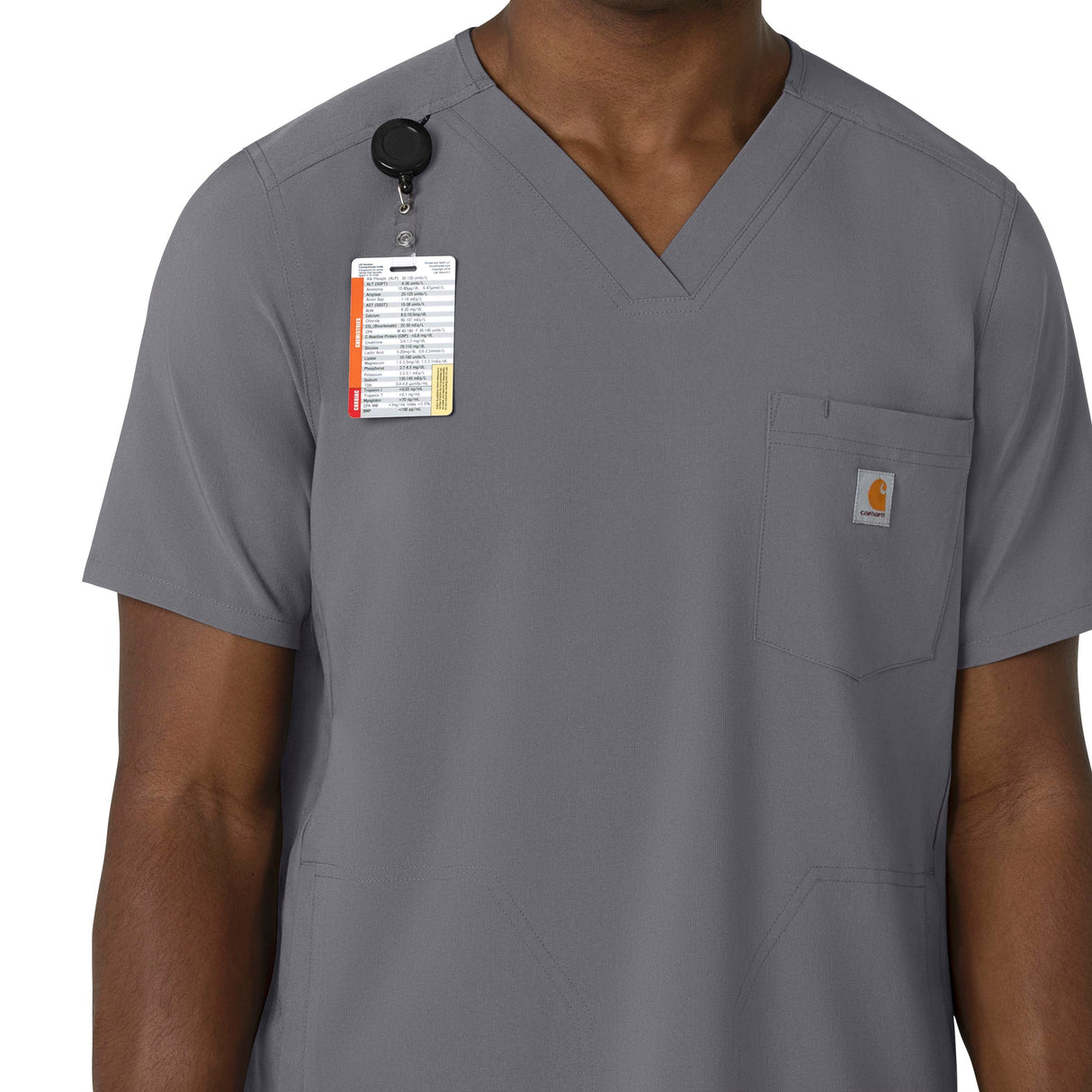 Carhartt® Force Cross-Flex Men's 3-Pocket V-Neck Scrub Top