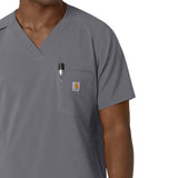 Carhartt® Force Cross-Flex Men's 3-Pocket V-Neck Scrub Top