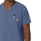 Carhartt® Force Cross-Flex Men's 3-Pocket V-Neck Scrub Top