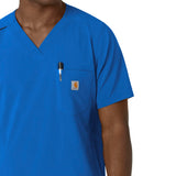 Carhartt® Force Cross-Flex Men's 3-Pocket V-Neck Scrub Top