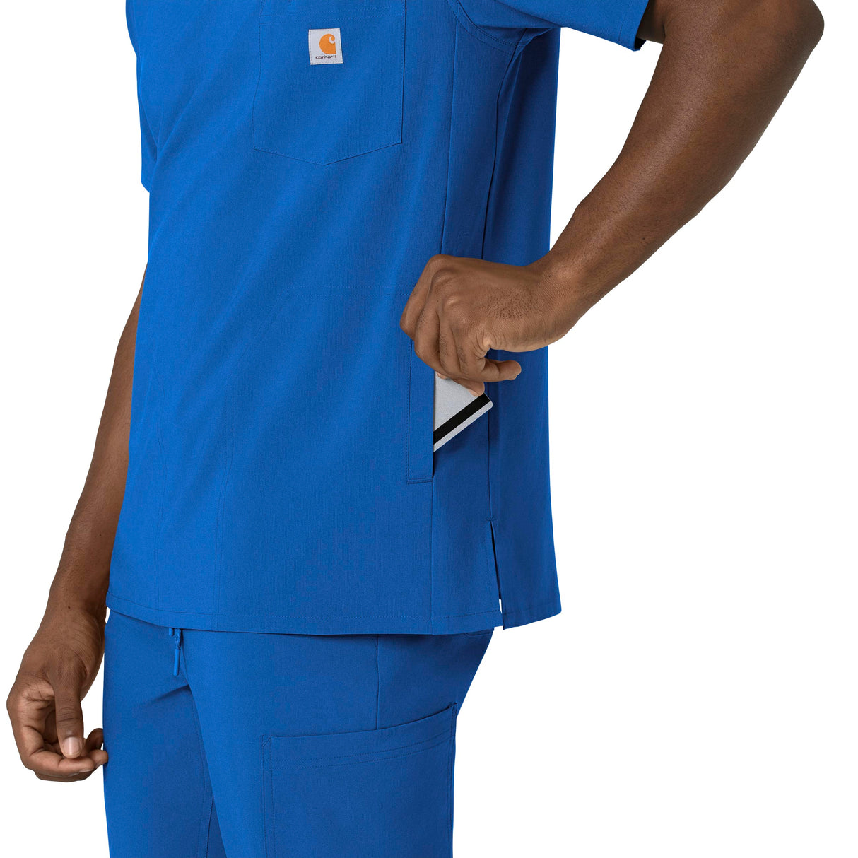 Carhartt® Force Cross-Flex Men's 3-Pocket V-Neck Scrub Top