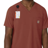 Carhartt® Force Cross-Flex Men's 3-Pocket V-Neck Scrub Top