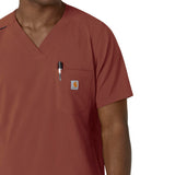 Carhartt® Force Cross-Flex Men's 3-Pocket V-Neck Scrub Top