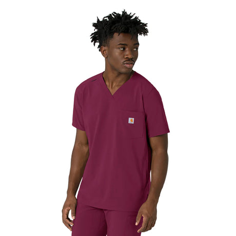 Carhartt® Force Cross-Flex Men's 3-Pocket V-Neck Scrub Top