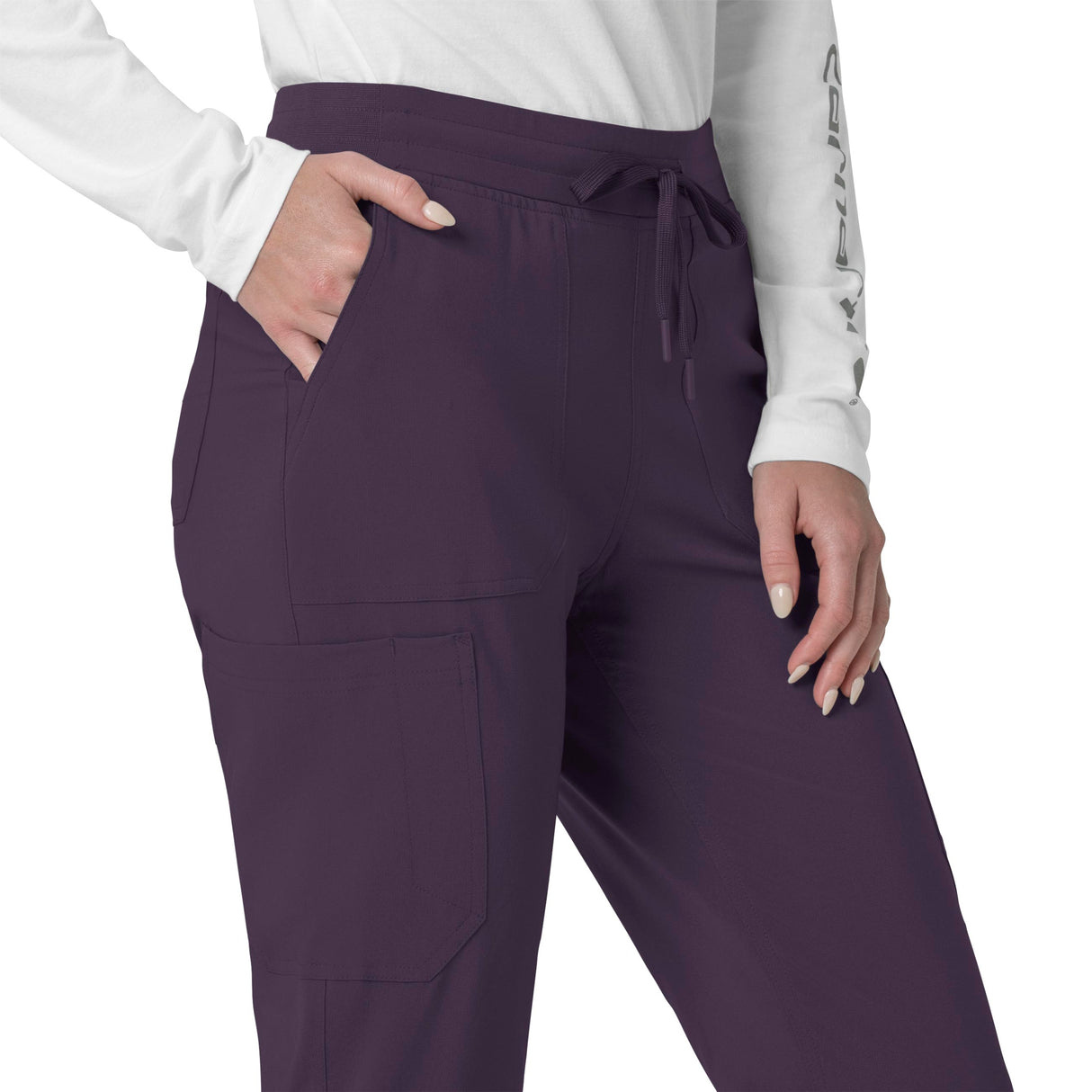 Carhartt® Force Cross-Flex Women's Cargo Petite Jogger Scrub Pant