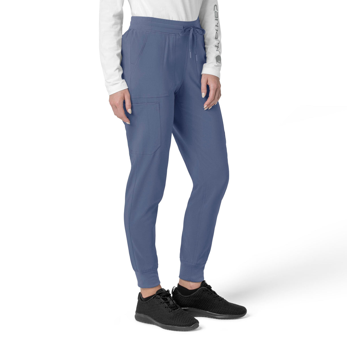 Carhartt® Force Cross-Flex Women's Cargo Petite Jogger Scrub Pant