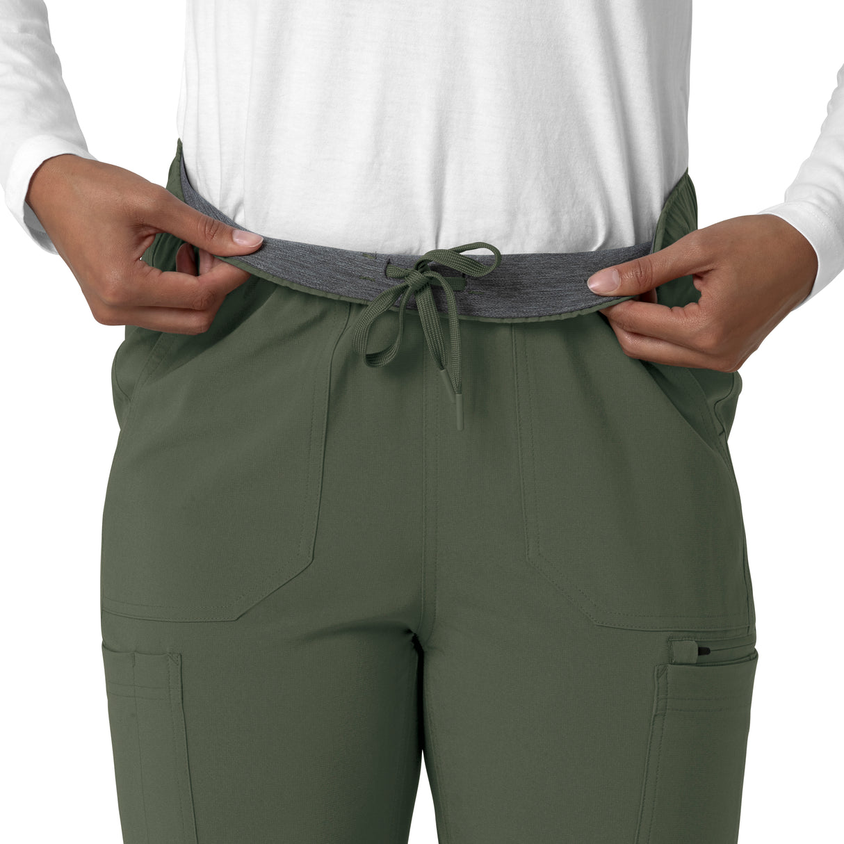 Carhartt® Force Cross-Flex Women's Straight Leg Petite Cargo Scrub Pant