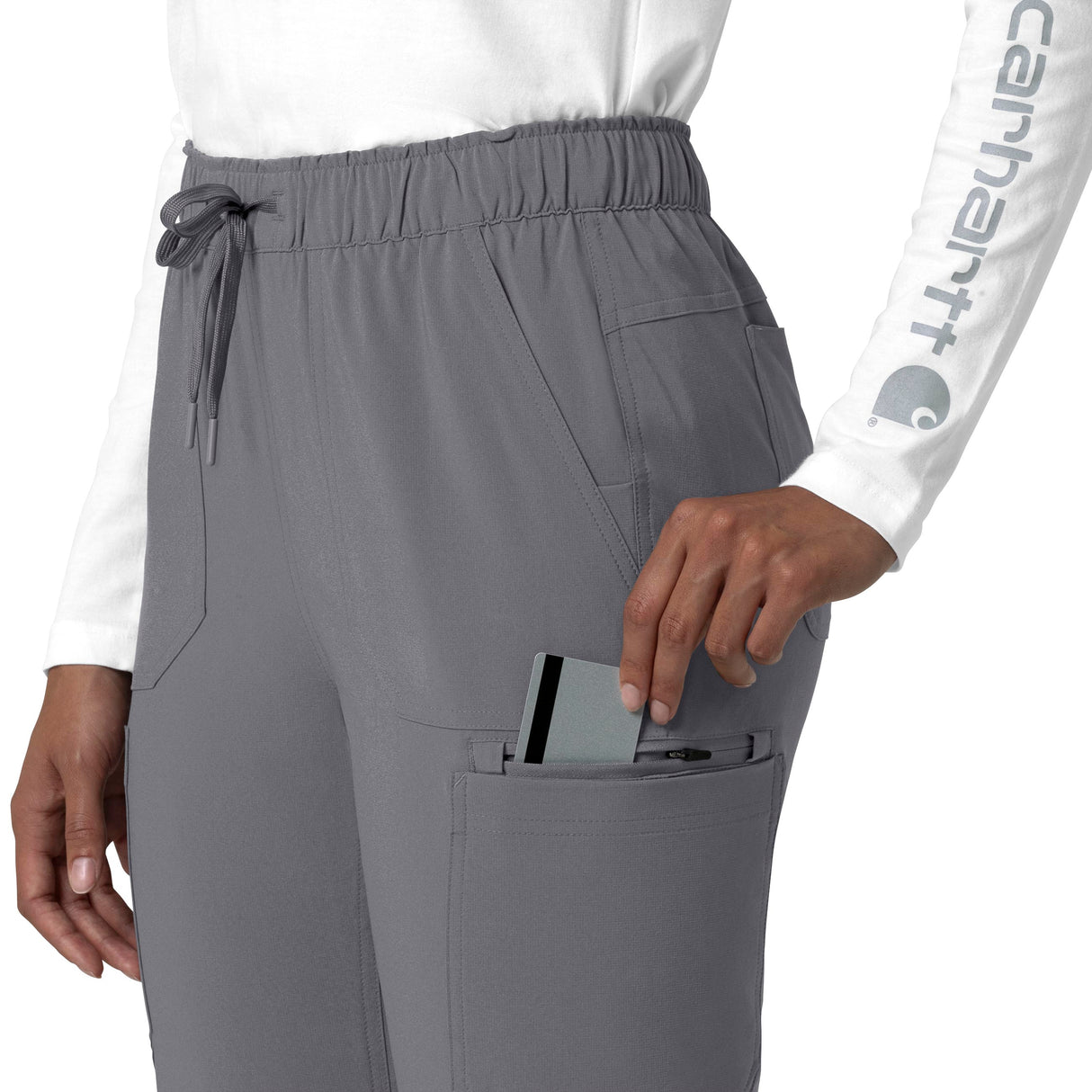 Carhartt® Force Cross-Flex Women's Straight Leg Tall Cargo Scrub Pant
