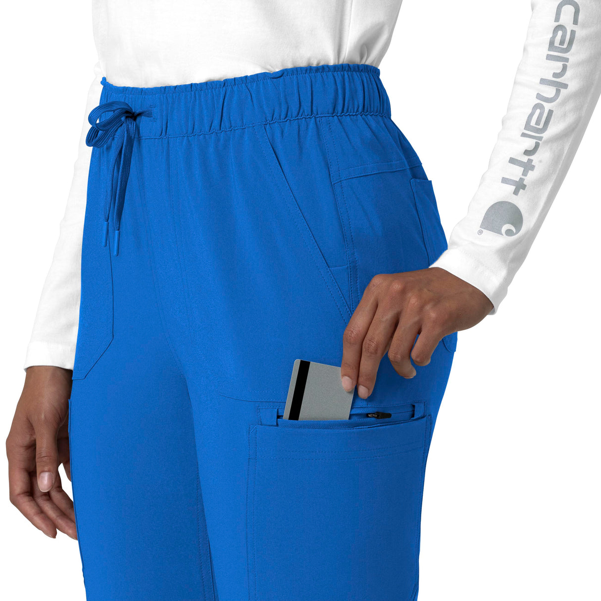 Carhartt® Force Cross-Flex Women's Straight Leg Tall Cargo Scrub Pant