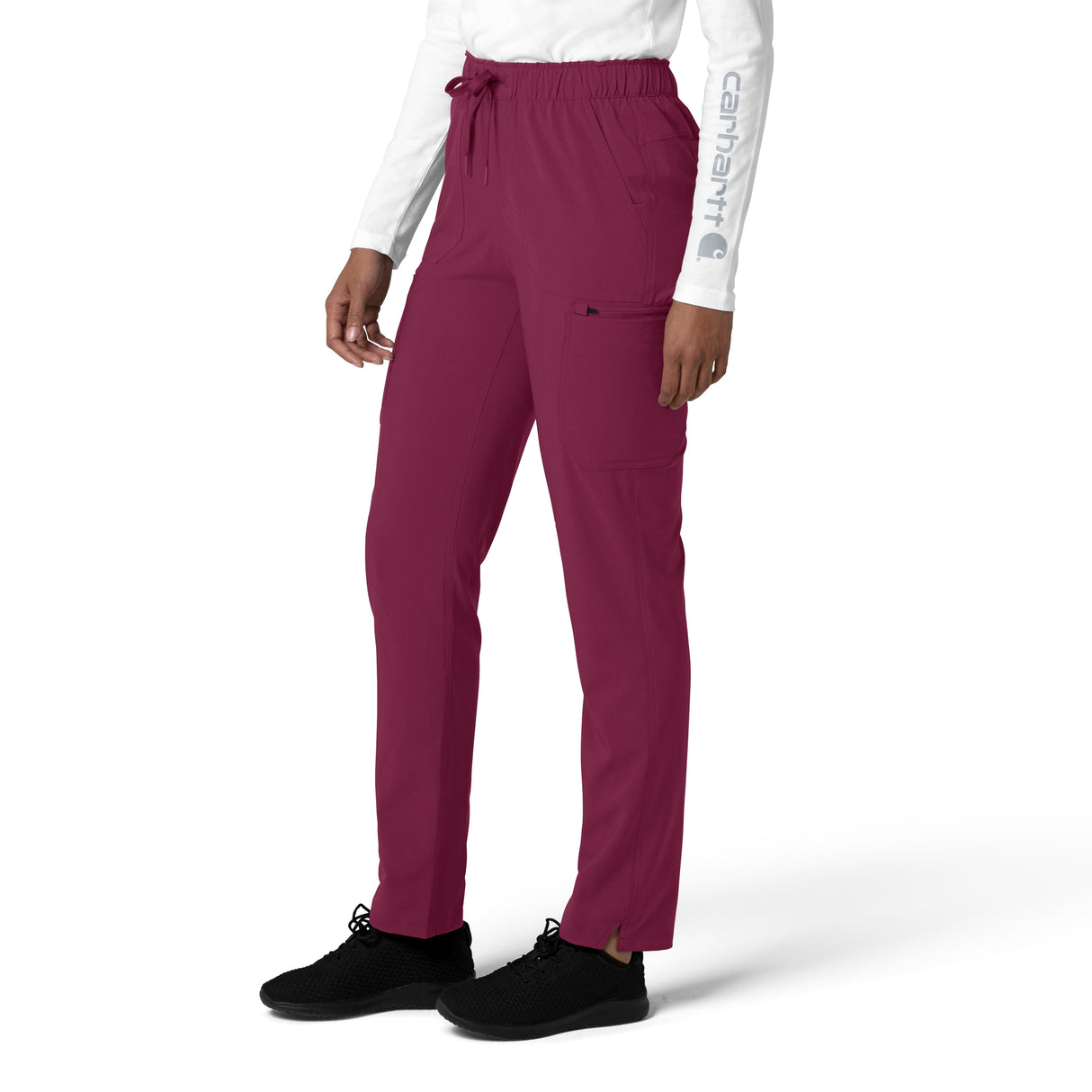 Carhartt® Force Cross-Flex Women's Straight Leg Petite Cargo Scrub Pant
