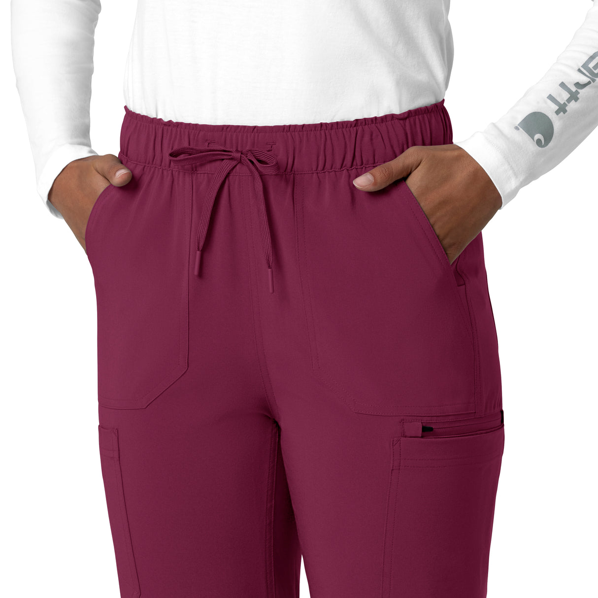 Carhartt® Force Cross-Flex Women's Straight Leg Petite Cargo Scrub Pant