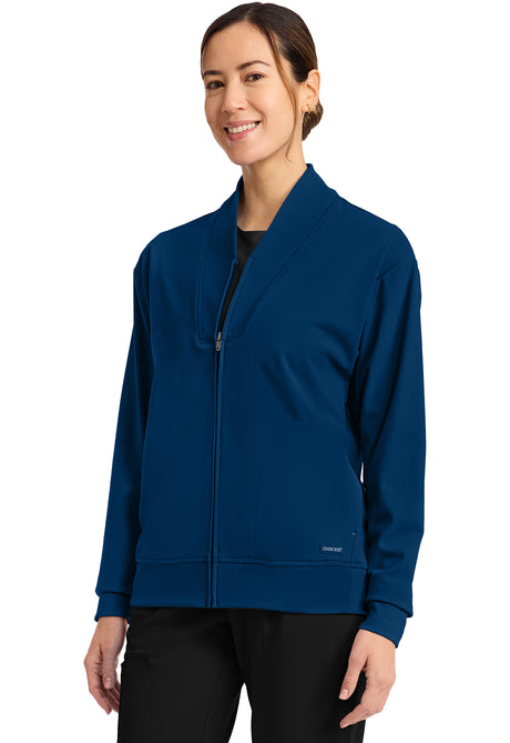 Achieve by Cherokee Women's Zip-Up Warm-Up Jacket