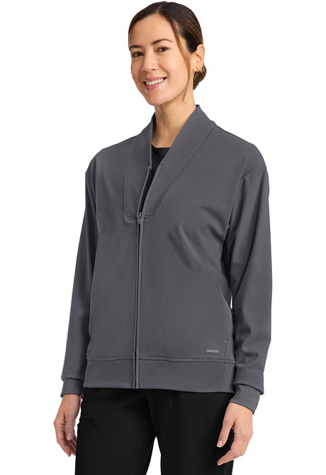 Achieve by Cherokee Women's Zip-Up Warm-Up Jacket