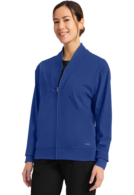 Achieve by Cherokee Women's Zip-Up Warm-Up Jacket
