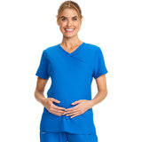 Cherokee Workwear Originals Ultra Maternity Mock Wrap V-Neck Top
