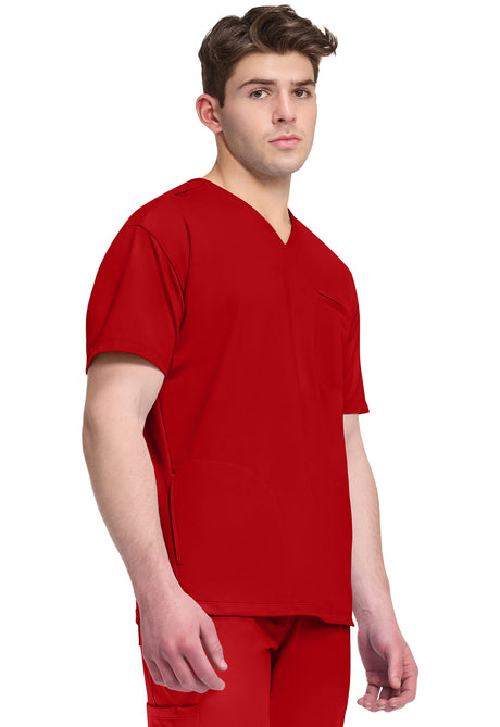 Achieve by Cherokee Men's 3-Pocket V-Neck Top