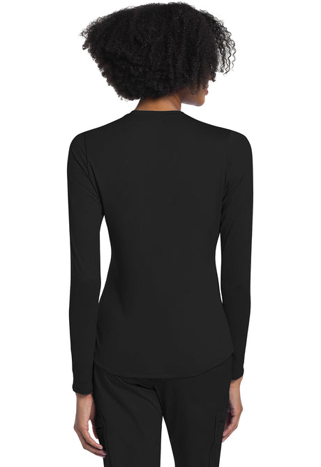 Cherokee Basics Women's Long Sleeve Underscrub Knit Tee