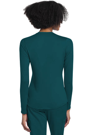 Cherokee Basics Women's Long Sleeve Underscrub Knit Tee