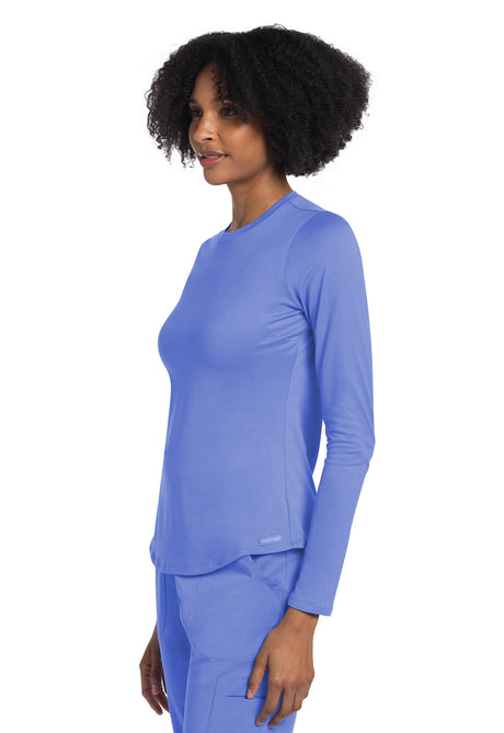 Cherokee Basics Women's Long Sleeve Underscrub Knit Tee