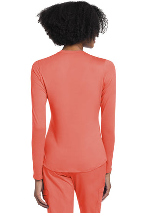 Cherokee Basics Women's Long Sleeve Underscrub Knit Tee