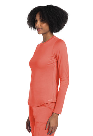 Cherokee Basics Women's Long Sleeve Underscrub Knit Tee