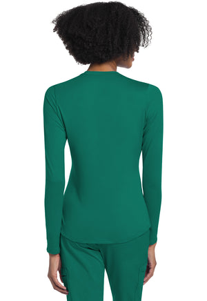 Cherokee Basics Women's Long Sleeve Underscrub Knit Tee