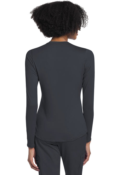 Cherokee Basics Women's Long Sleeve Underscrub Knit Tee