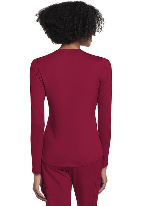 Cherokee Basics Women's Long Sleeve Underscrub Knit Tee