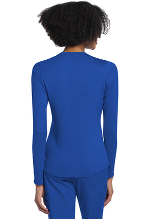 Cherokee Basics Women's Long Sleeve Underscrub Knit Tee