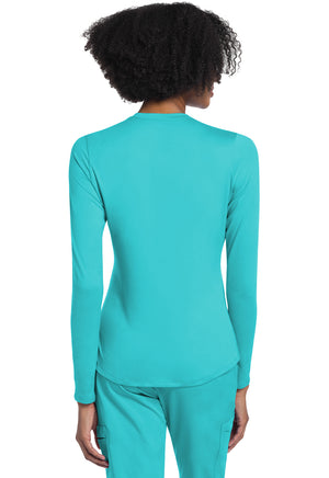 Cherokee Basics Women's Long Sleeve Underscrub Knit Tee