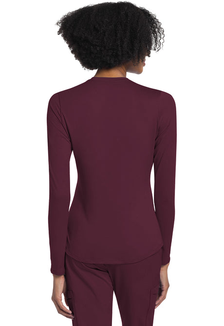 Cherokee Basics Women's Long Sleeve Underscrub Knit Tee