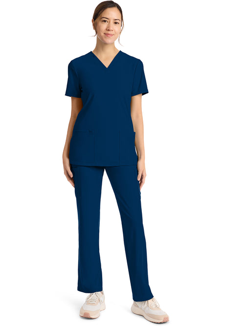Achieve by Cherokee Women's 2-Pocket V-Neck Scrub Top