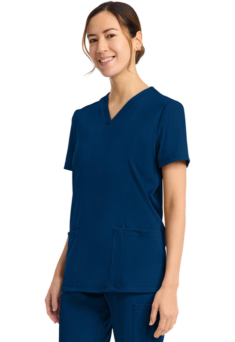 Achieve by Cherokee Women's 2-Pocket V-Neck Scrub Top
