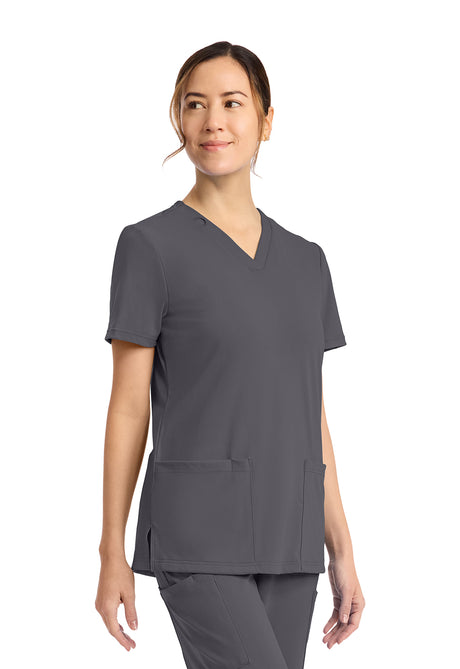 Achieve by Cherokee Women's 2-Pocket V-Neck Scrub Top